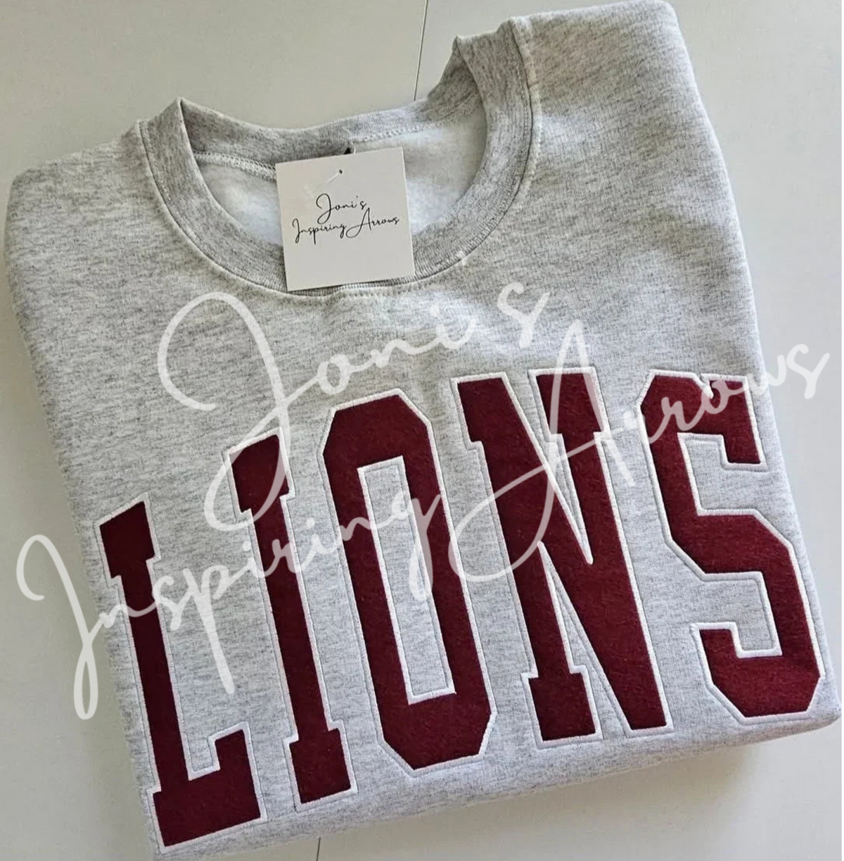 Custom Varsity Felt Applique Sweatshirt